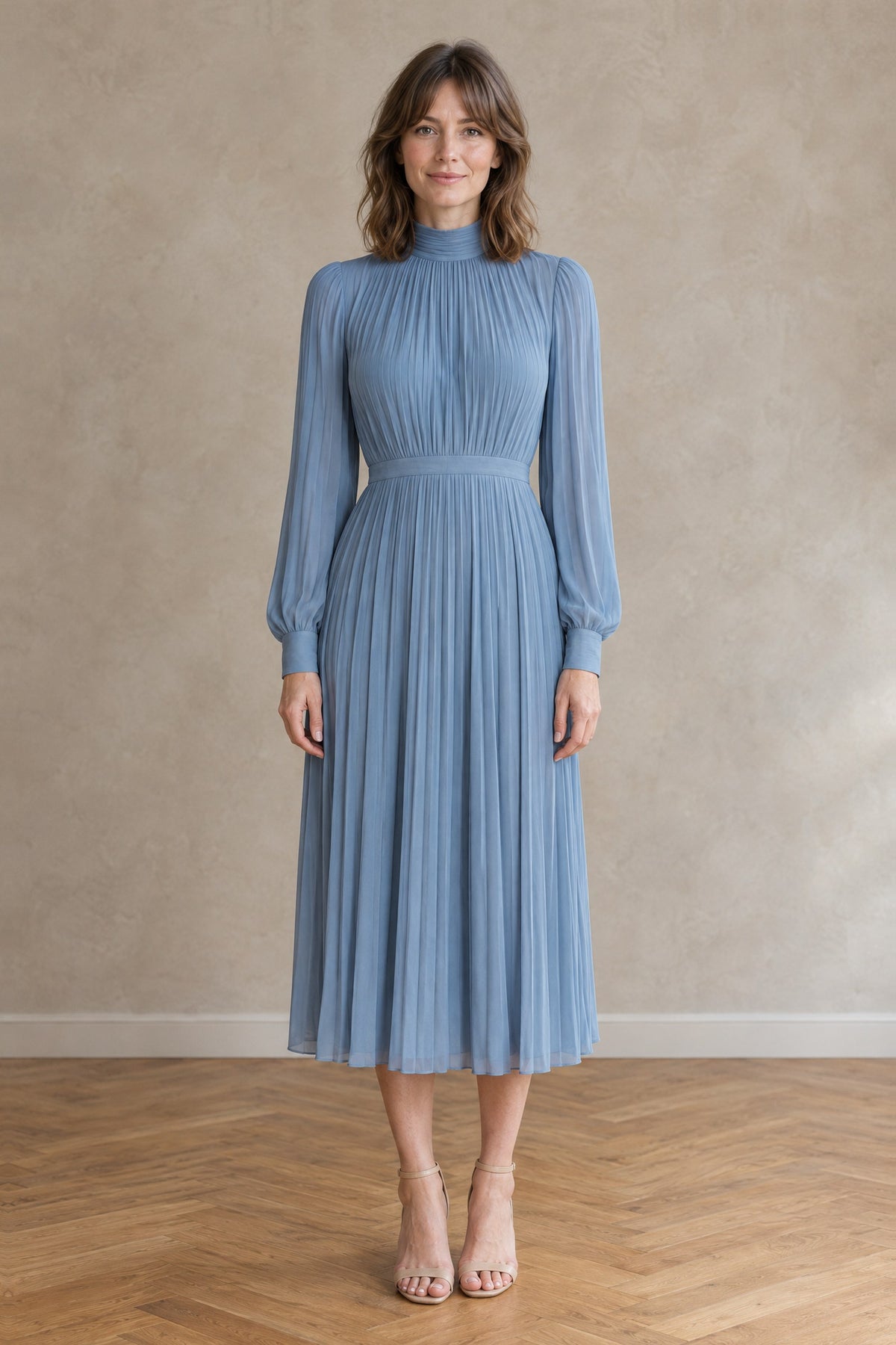 Plissierte Kleider (Damen) – Kollektion bei DLXN Mode
