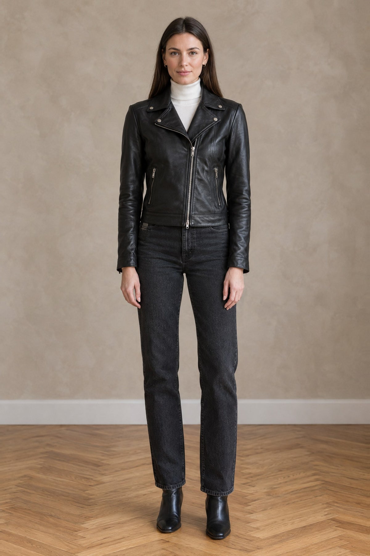 Bikerjacke (Damen) – Kollektion bei DLXN Mode