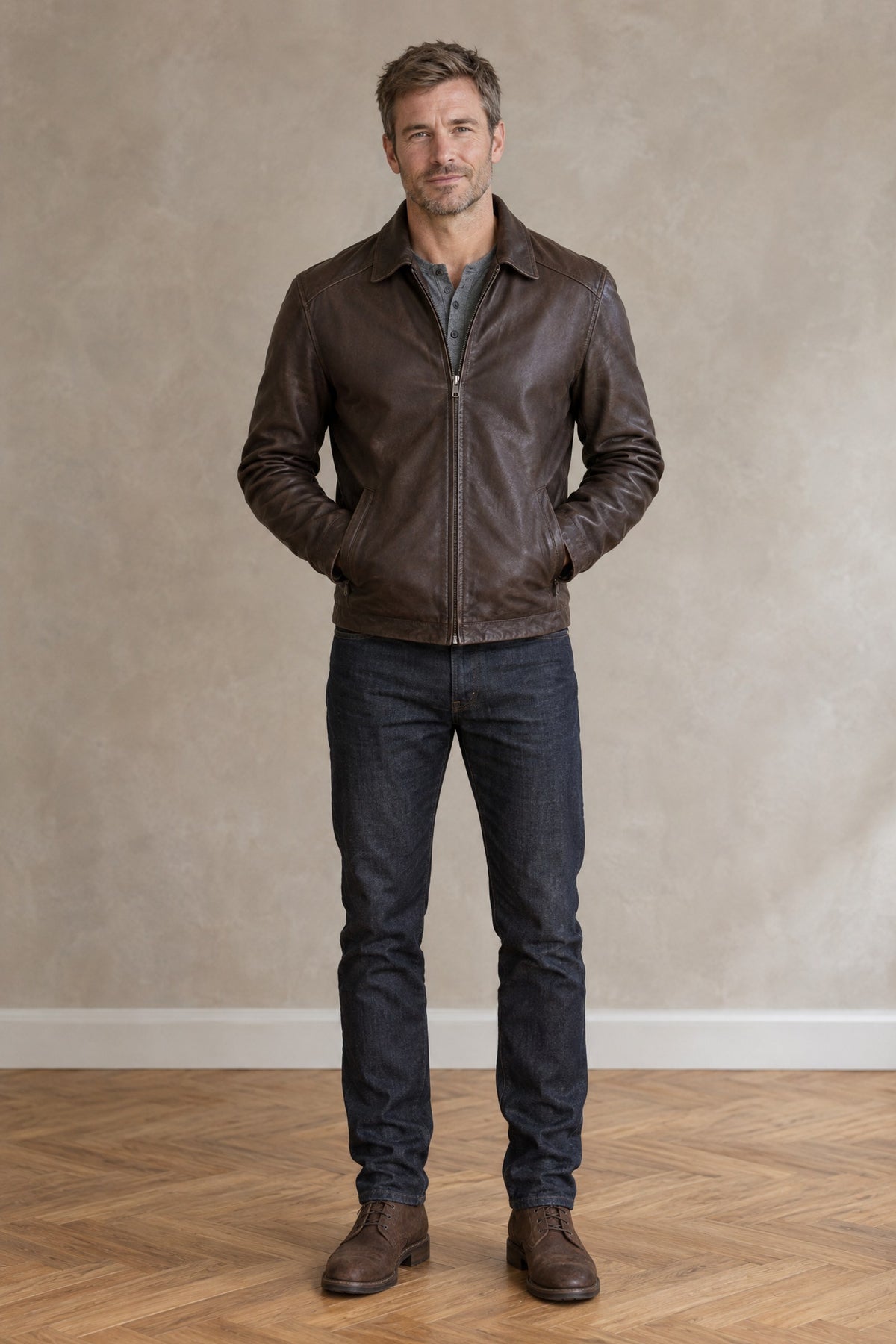 Lederjacke (Herren) – Kollektion bei DLXN Mode