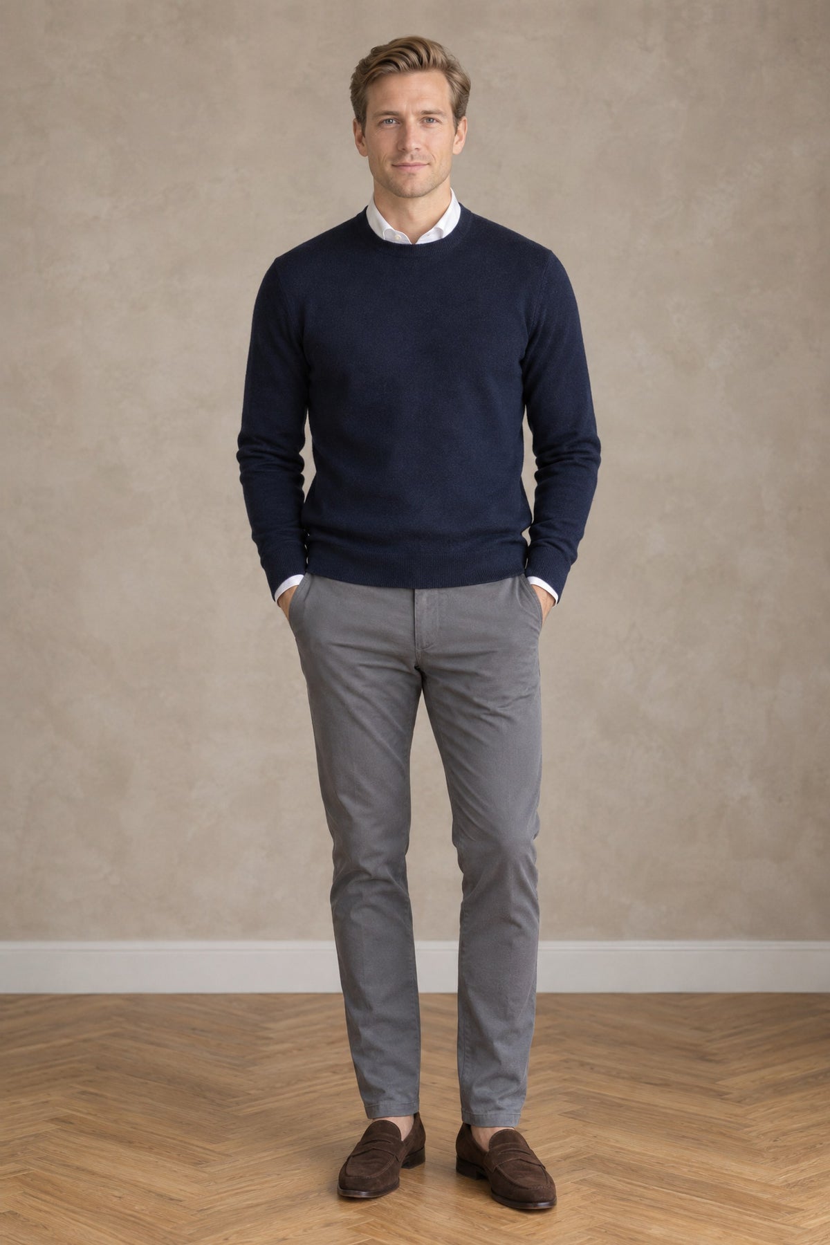 Rundhalspullover (Herren) – Kollektion bei DLXN Mode