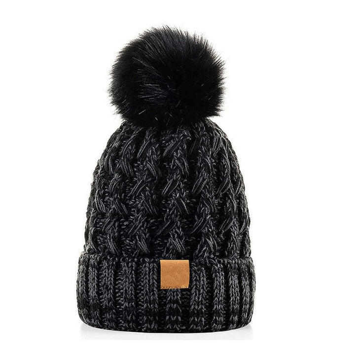 Unisex-Winterstrickmütze mit Bommel - Norel
