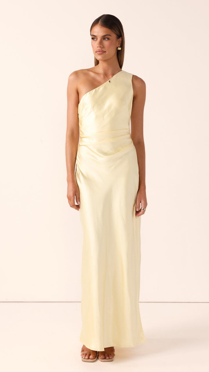 Langes One-Shoulder-Kleid für Damen – Rousa