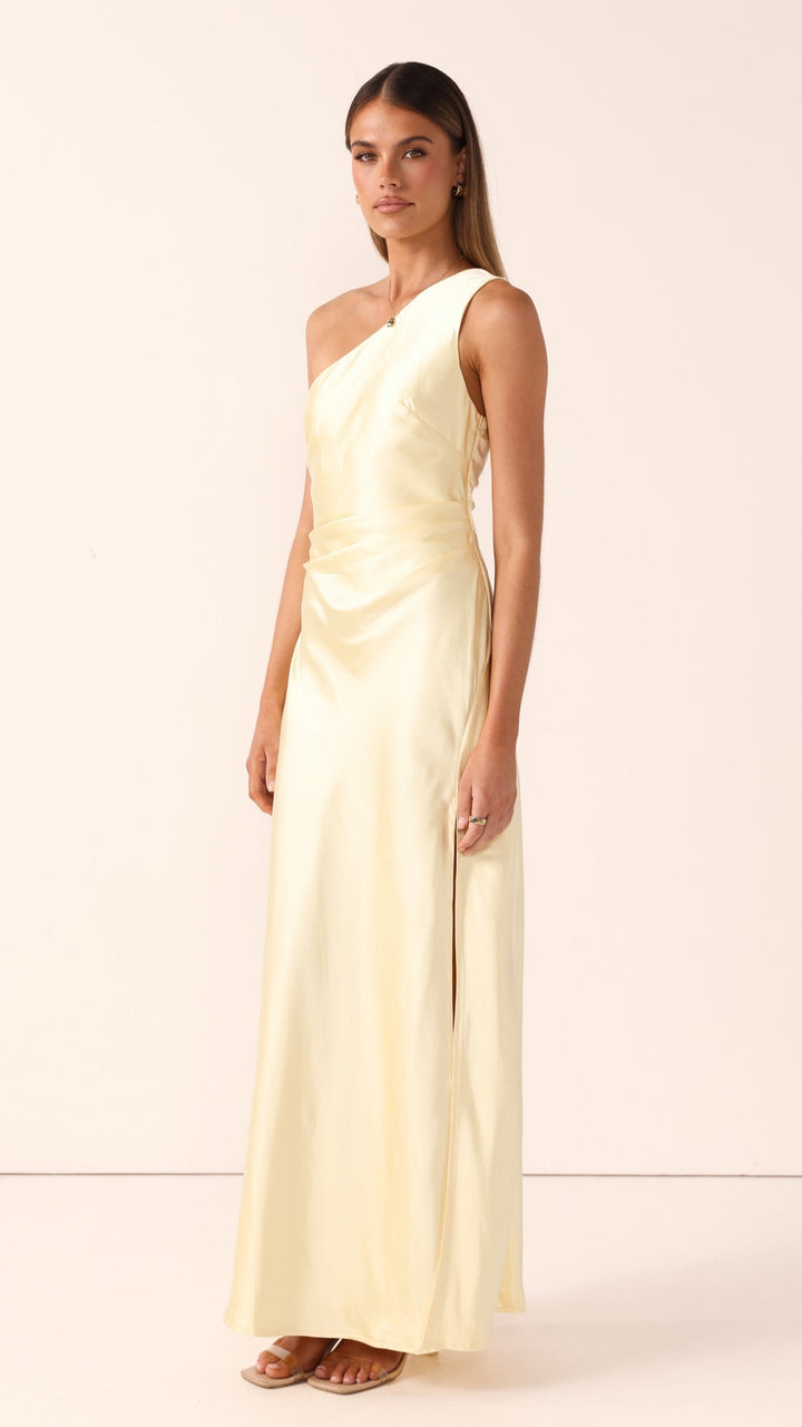 Langes One-Shoulder-Kleid für Damen – Rousa