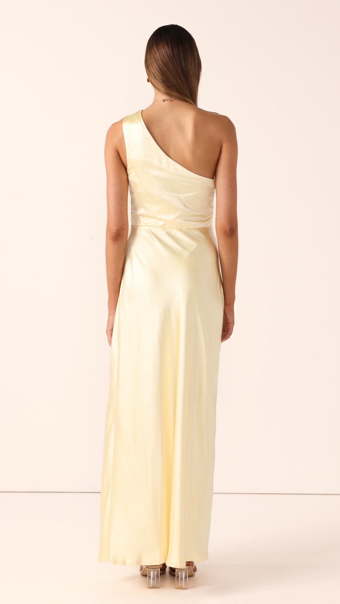 Langes One-Shoulder-Kleid für Damen – Rousa