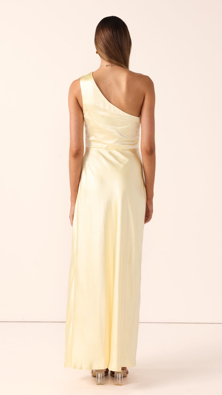 Langes One-Shoulder-Kleid für Damen – Rousa