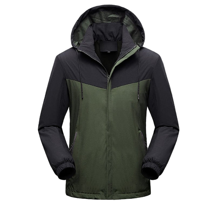 Wasserdichte Herren-Sportjacke mit verstellbarer Kapuze - Damian