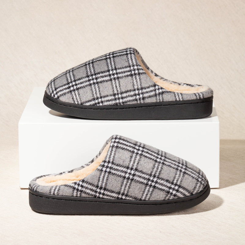 Herrenpantoffeln mit weichem Flanell-Effekt - Jorren