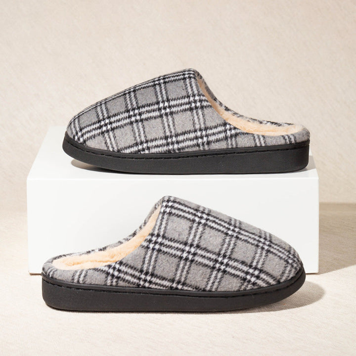 Herrenpantoffeln mit weichem Flanell-Effekt - Jorren