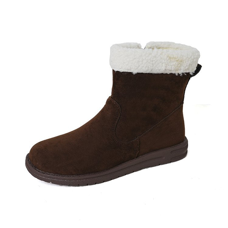 Warme Damenstiefel in Wildlederoptik - Maerise