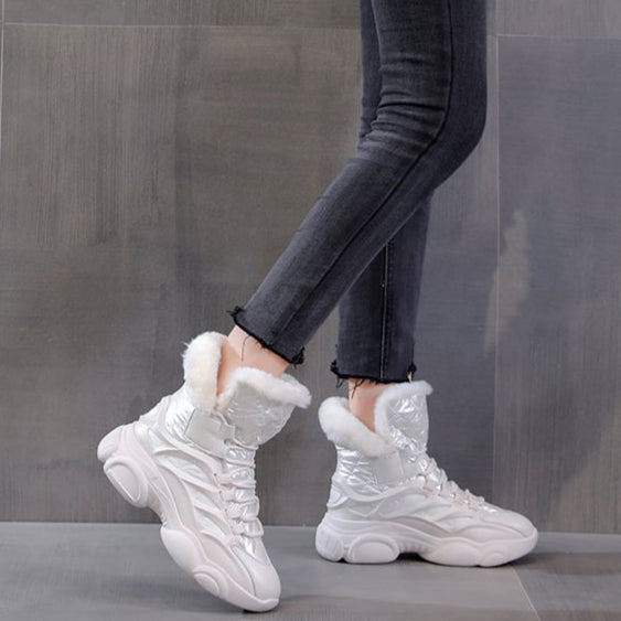 Modische Sportstiefel für Damen mit warmem Futter - Arlet