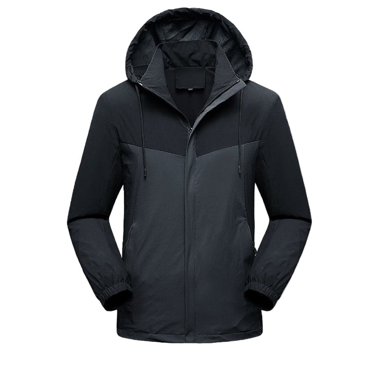 Wasserdichte Herren-Sportjacke mit verstellbarer Kapuze - Damian