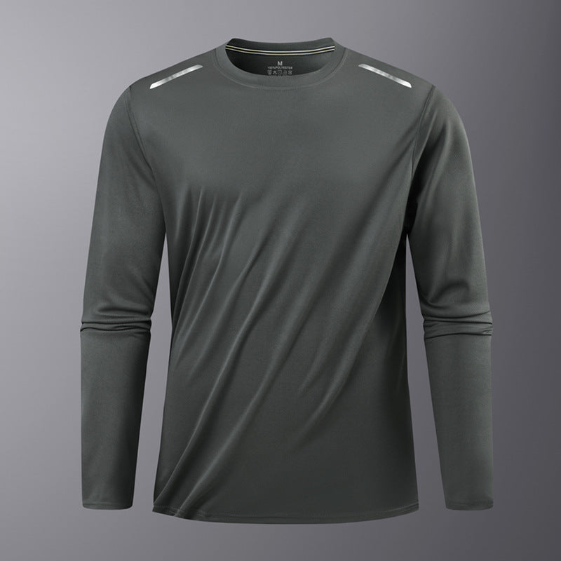 Langärmeliges Dry Fit Sport-T-Shirt für Männer - Hjalmer