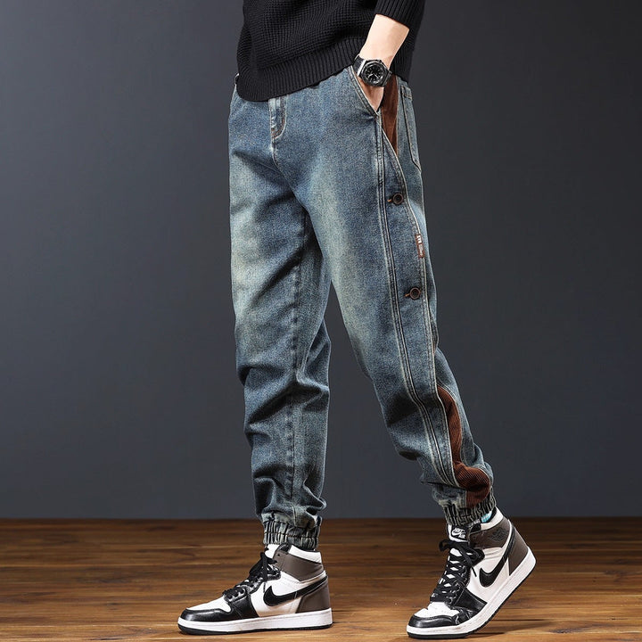 Herren Jeans Jogger Denim Distressed urban - James