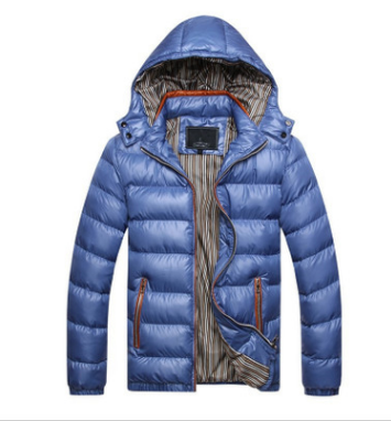 Herren-Steppjacke mit glänzender Oberfläche - Maden