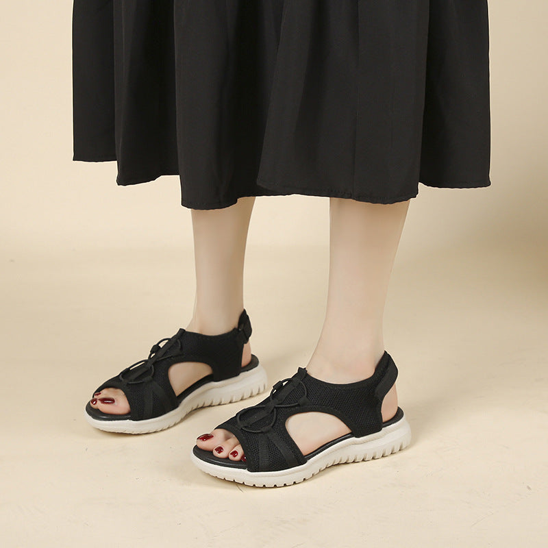 Orthopädische Sandalen mit verstellbarem Doppelriemen und ergonomischem Fußbett - Sarel