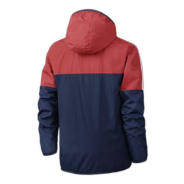 Leichte Herrenjacke mit Kapuze und Reißverschluss - Virex