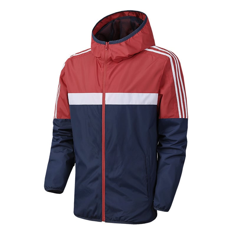 Leichte Herrenjacke mit Kapuze und Reißverschluss - Virex