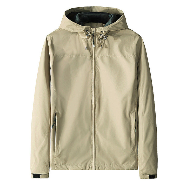 Herren Windjacke mit Kapuze und Reißverschluss - Elvan