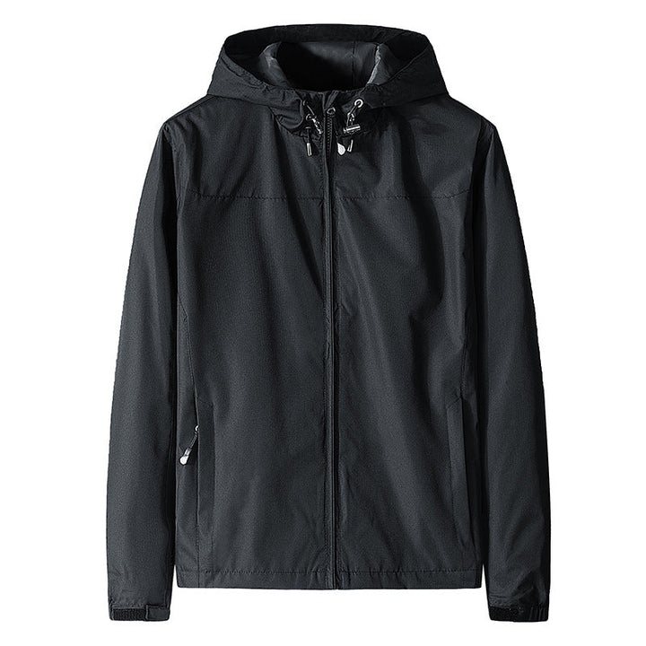 Herren Windjacke mit Kapuze und Reißverschluss - Elvan