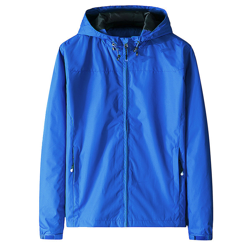 Herren Windjacke mit Kapuze und Reißverschluss - Elvan