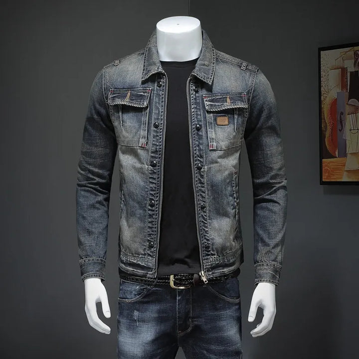 Legere Herren-Jeansjacke für den Frühling - Roberto