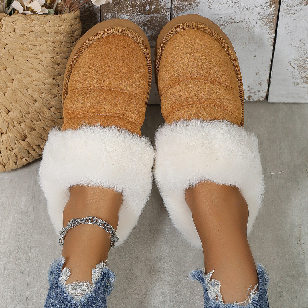 Damenpantoffeln mit weichem Wintereffekt - Marenne