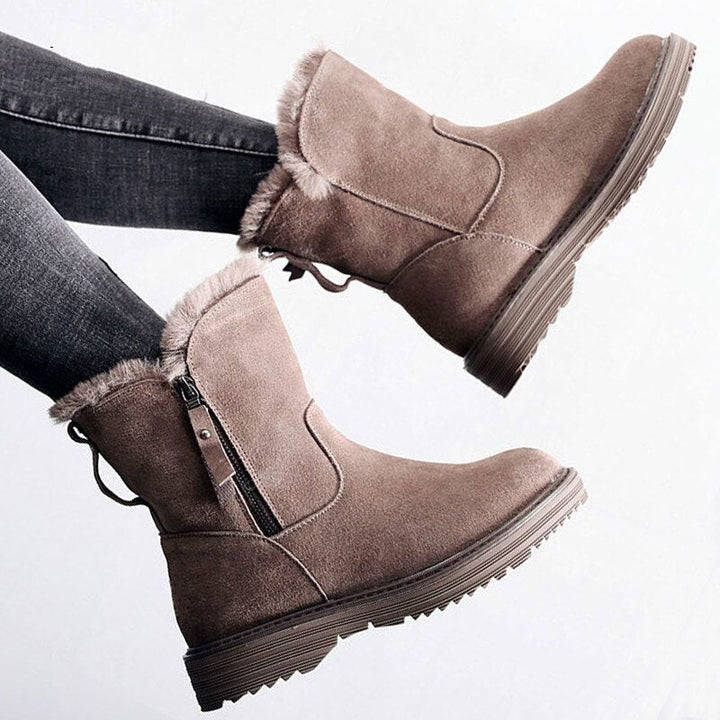 Winterstiefeletten mit Wildledereffekt - Kaelis