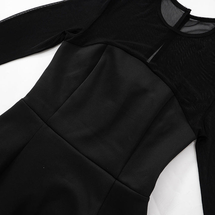 Minikleid mit transparenten Ärmeln - Clara