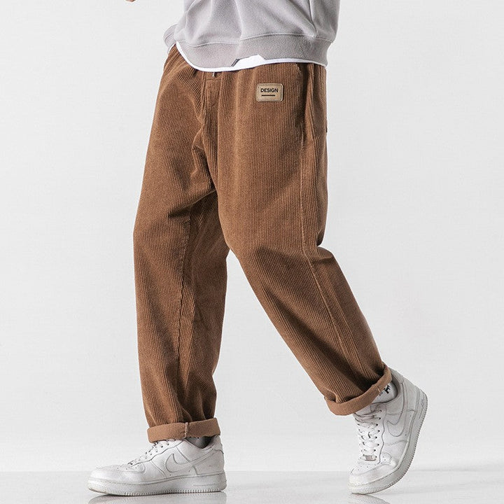 Herrenhose mit weichem Kord-Effekt - Edrion