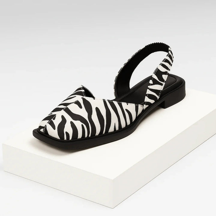 Damen Ballerina Pumps mit Druck - Xarelia