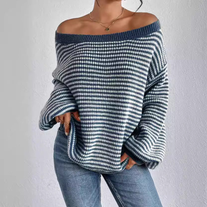 Lässiger Damen-Strickpullover - Signe