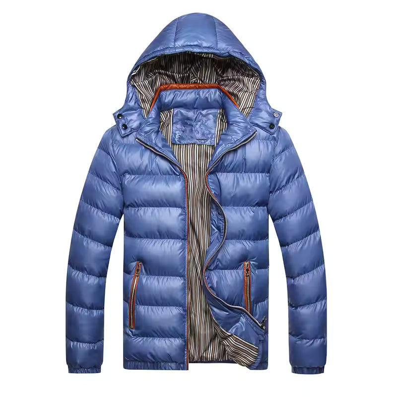 Herren-Steppjacke mit glänzender Oberfläche - Maden