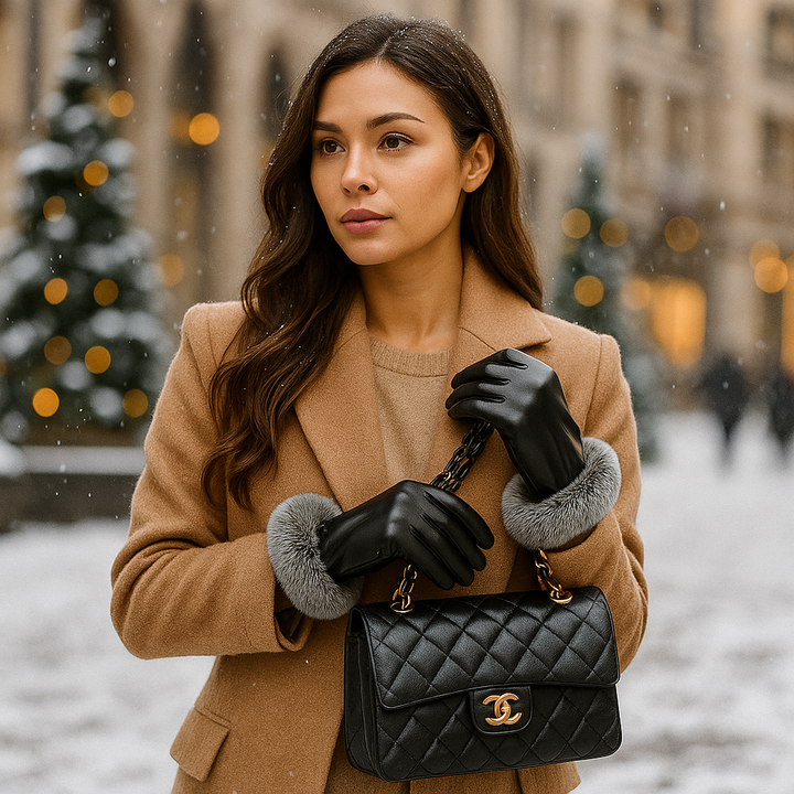 Elegante Winterhandschuhe für Damen mit weicher Oberfläche - Eline