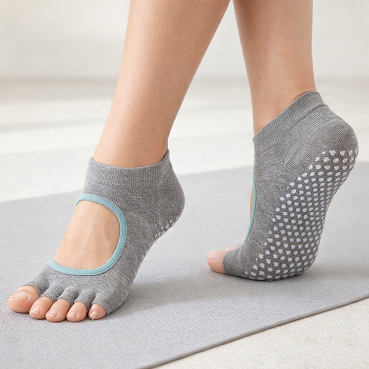 Pilates-Socken mit Fünf-Zehen-Schnitt - Elvarya