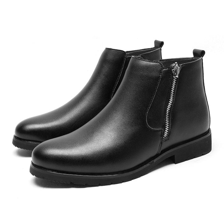 Herren Stiefeletten Leder Seitlicher Reißverschluss - Adrian
