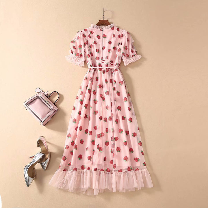 Besticktes Tüllkleid für Frauen - Eda