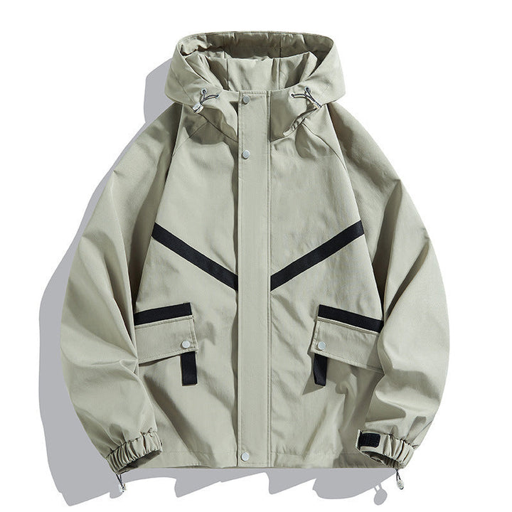 Herrensportjacke mit Kapuze und Fronttaschen - Adrien