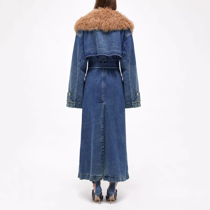 Danella - Trenchcoat aus trendigem Jean für die Frau