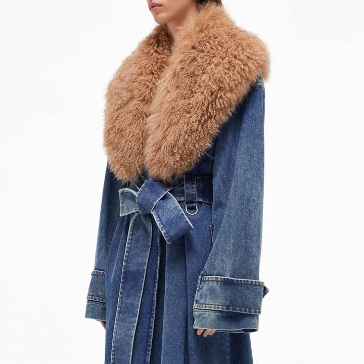 Danella - Trenchcoat aus trendigem Jean für die Frau