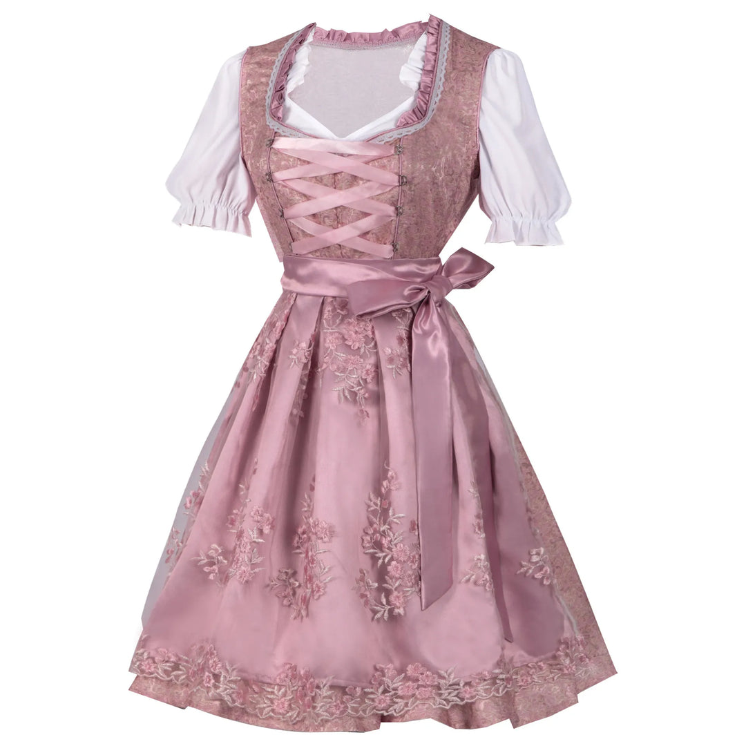 Damen Stilvolles Oktoberfest Dirndl Kleid - Emilia