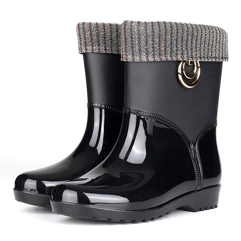 Wasserdichte Damen-Regenstiefel mit Innenfutter - Xavira
