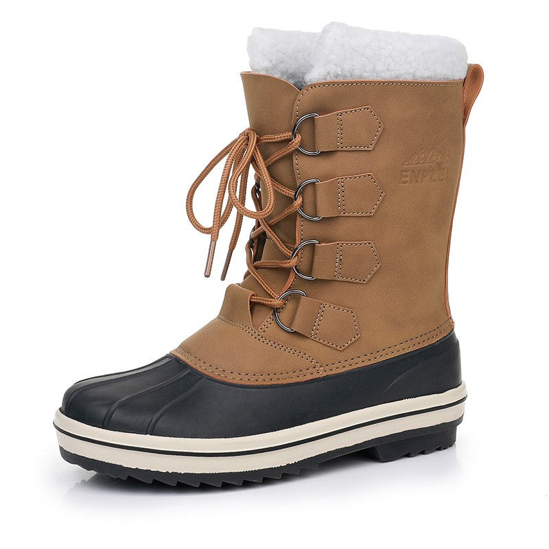 Wasserdichte Damen-Schneestiefel zum Schnüren - Cinthia