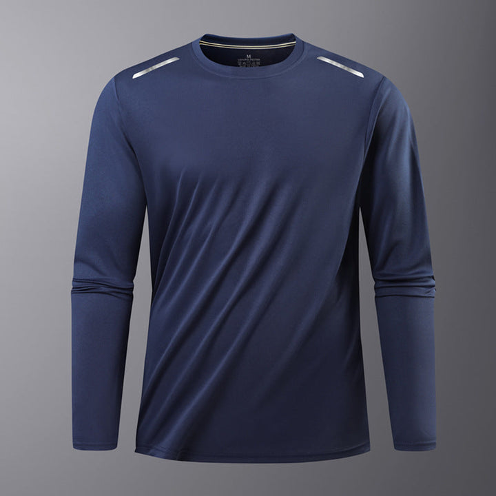 Langärmeliges Dry Fit Sport-T-Shirt für Männer - Hjalmer