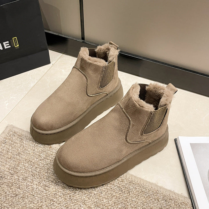 Winterstiefeletten für Damen mit flauschigem Futter - Maivelle