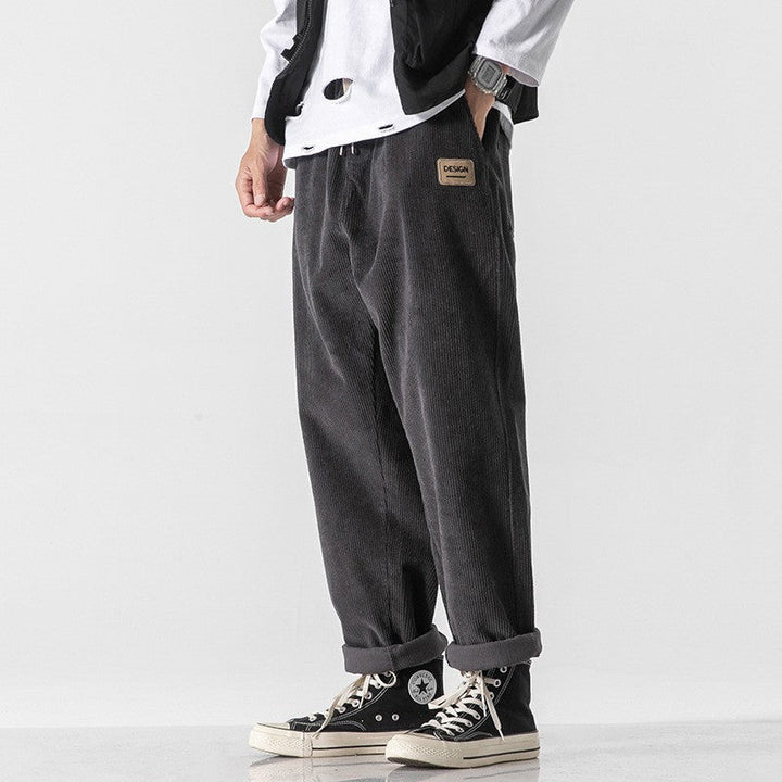 Herrenhose mit weichem Kord-Effekt - Edrion