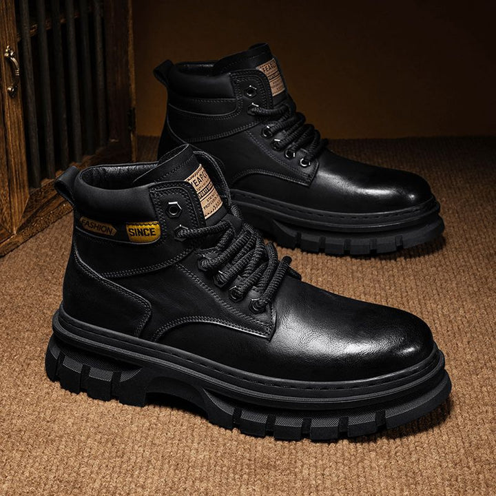 Schwerer Herrenstiefel mit robustem Design - Vemundr