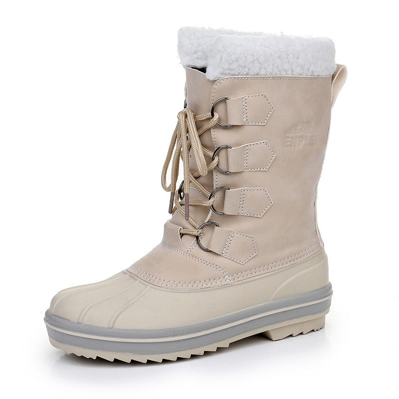 Wasserdichte Damen-Schneestiefel zum Schnüren - Cinthia