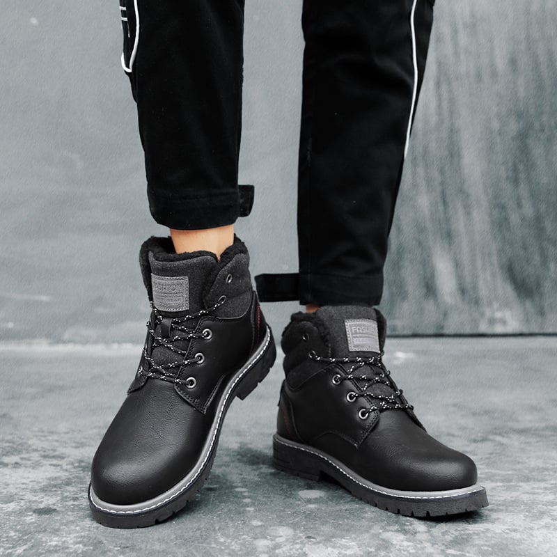 Herren Freizeitstiefel mit Warmfutter und Schnürsenkeln - Lautaro