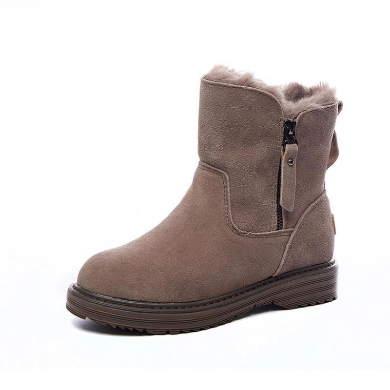 Winterstiefeletten mit Wildledereffekt - Kaelis