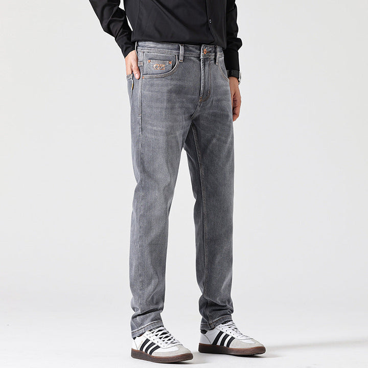 Gerade Jeans mit grauem Finish - Torleif